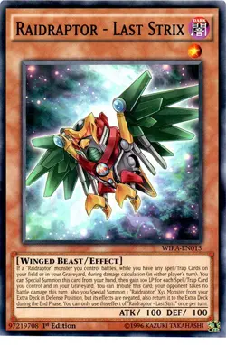 Raidraptor - Last Strix - WIRA-EN015 - Common - 1st Edition LP Yugioh Wing Raide - Image 1