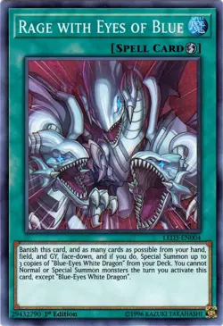 Rage with Eyes of Blue - LED3-EN004 - Super Rare - 1st Edition PL/MP Yugioh Lege - Image 1