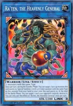 Ra'ten, the Heavenly General - DAMA-EN084 - Common - 1st Edition NM Yugioh Dawn - Image 1