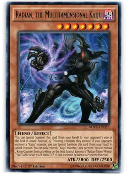 Radian, the Multidimensional Kaiju - DOCS-EN087 - Rare - 1st Edition NM Yugioh D - Image 1