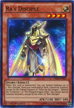 Ra's Disciple - DRL3-EN052 - Ultra Rare - 1st Edition NM Yugioh Dragons of Legen - Image 1
