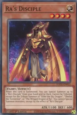 Ra's Disciple - EGO1-EN015 - Common - 1st Edition NM Yugioh Egyptian God Deck: O - Image 1