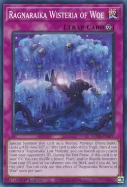 Ragnaraika Wisteria of Woe - ROTA-EN077 - Common - 1st Edition NM Yugioh Rage of - Image 1