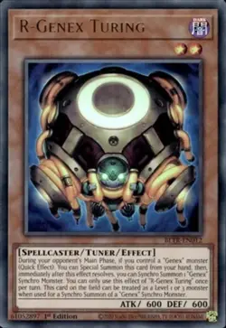 R-Genex Turing - BLTR-EN012 - Ultra Rare - 1st Edition NM Yugioh Battle of Legen - Image 1