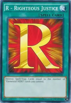 R - Righteous Justice - SDHS-EN030 - Common - Unlimited Edition NM Yugioh Struct - Image 1