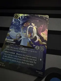 Disney Lorcana enchanted Jasmine - Steady Strategist Reign of Jafar 221/204 NM - Image 3