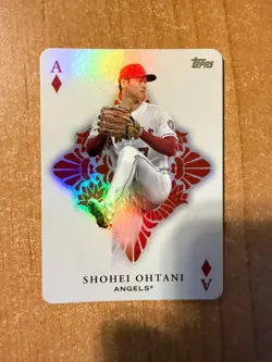 2023 Topps Series 1 - Shohei Ohtani - #AA-11 All Aces Die-Cut Insert ANGELS - Image 2