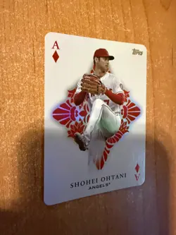 2023 Topps Series 1 - Shohei Ohtani - #AA-11 All Aces Die-Cut Insert ANGELS - Image 3