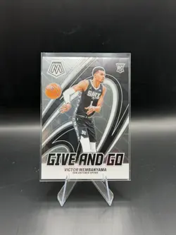 Panini 2023-24 Mosaic - Give and Go - Victor Wembanyama RC - Spurs - Rookie Card - Image 1