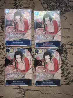 4 x Boa Hancock | ST17-004 | Dash Pack | Peach Momoke | One Piece TCG - Image 2