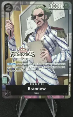 One Piece TCG English OP03-089 Offline Regionals 2024 Brannew Mint Condition - Image 1