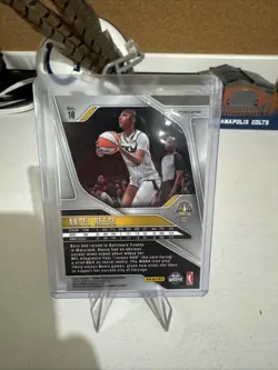2024 Panini Prizm WNBA Angel Reese #10 Blue Pulsar (RC) - Image 2