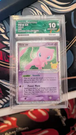 Pokemon TCG Mew EX 88/92 Celebrations 2021 Classic Collection Ace 10 - Image 1