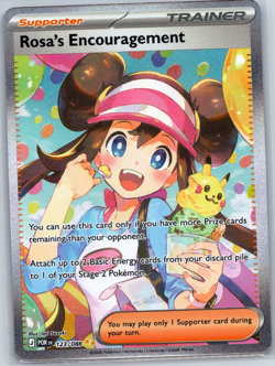 Pokemon Rosa's Encouragement SIR 123/088 Perfect Order Grade PSA 10 CONTENDER - Image 1