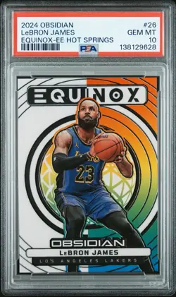 2024🔥/15🔥Panini Obsidian Equinox LeBron James Electric Etch💎PSA Gem Mint 10💎 - Image 1