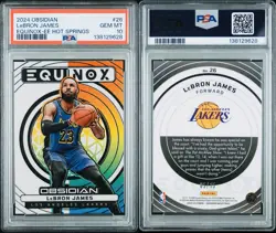 2024🔥/15🔥Panini Obsidian Equinox LeBron James Electric Etch💎PSA Gem Mint 10💎 - Image 3