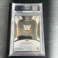 HULK HOGAN PSA 8 2024 PANINI SELECT WWE #LS-HHG LEGENDARY AUTO GOLD PRIZM 4/10 - Image 4