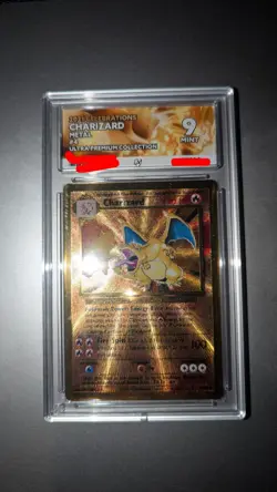 Pokemon TCG Celebrations Charizard 4/102 Metal Promo UPC ACE 9 GEM MINT - Image 2