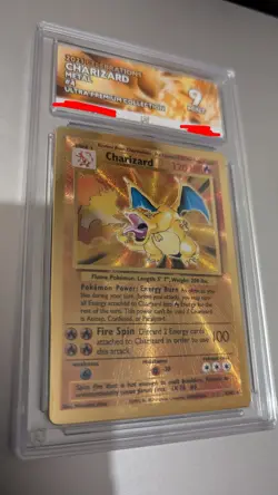 Pokemon TCG Celebrations Charizard 4/102 Metal Promo UPC ACE 9 GEM MINT - Image 3