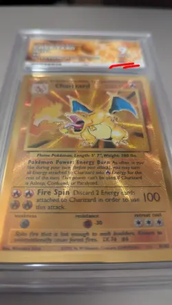 Pokemon TCG Celebrations Charizard 4/102 Metal Promo UPC ACE 9 GEM MINT - Image 5