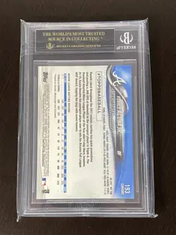 2018 Topps Chrome Ronald Acuna Jr. Rookie RC BGS 10 BLACK LABEL 🔥 Braves - Image 2