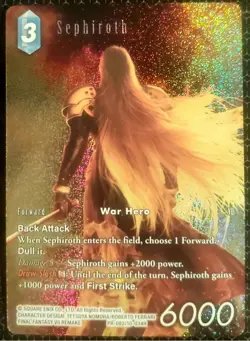 Sephiroth Full Art Foil PR-082/10-034H Final Fantasy TCG - Image 1
