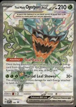 SV: Scarlet & Violet Promo Cards #166 Teal Mask Ogerpon ex Holo - Image 1