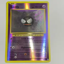 Gastly 47/108 Common Reverse Holo Card XY - Evolutions Pokemon TCG NM - Image 1