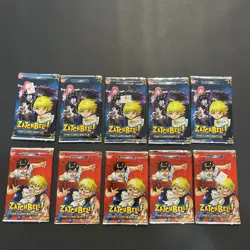 Ten (10) BANDAI CCG TCG ZATCH BELL! The Card Battle Series 1 Booster Packs - Image 1