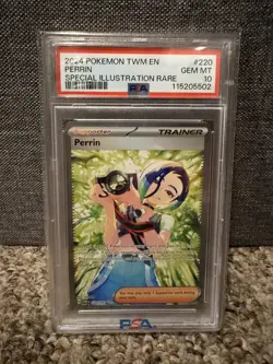 Perrin 220/167 PSA 10 Special Illustration Rare Twilight Masquerade Pokemon Card - Image 2