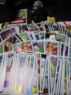 ☠☠ One Piece Bulk Lot of ONLY RARES!!!! OVER 400 RARE CARDS FOIL - Image 1