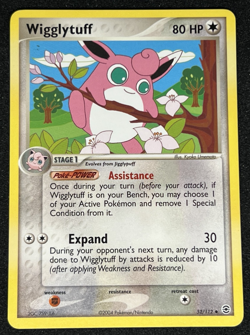 Wigglytuff 52/112 EX FireRed & LeafGreen Non-Holo Uncommon Pokemon Card LP - Image 1