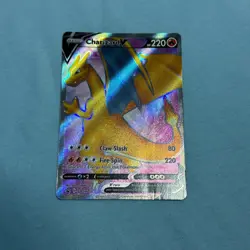 Pokemon Card Charizard V SWSH050 Black Star Promo Champions Path - Image 1