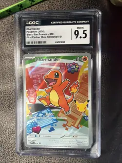 Charmander Black Star Promo 038 Pokemon TCG Card 2026 Flame Basic CGC 9.5 - Image 1