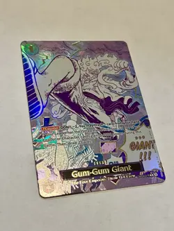 Bandai Gum-Gum Giant Manga Rare OP09-078 Event Holo One Piece CCG Card - Image 2