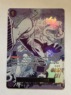 Bandai Gum-Gum Giant Manga Rare OP09-078 Event Holo One Piece CCG Card - Image 4