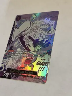 Bandai Gum-Gum Giant Manga Rare OP09-078 Event Holo One Piece CCG Card - Image 5