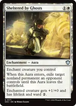 ~ Sheltered by Ghosts ~ NM ~ Commander: Secrets of Strixhaven ~ MTG ~ - Image 1