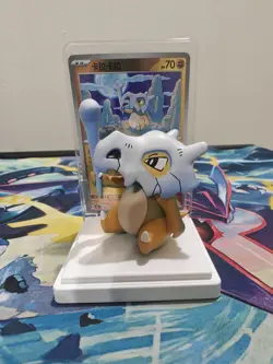 Pokemon Chinese Dream Drawing Cubone Card 151C-104/151 & 151C Figurine Set - Image 1