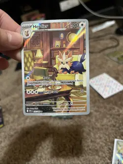 Herdier White Flare Holo Illustration Pokemon TCG Card 155/086 - Image 1