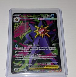 Pokemon Mega Starmie EX 102/088 Holo Card 330 HP Jetting Blow Nebula Beam - Image 1