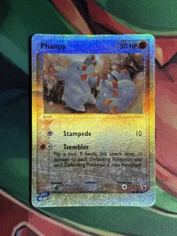 Phanpy Reverse Holo Ex Ruby and Sapphire 62/109 2003 Pokemon TCG Card MP - Image 2