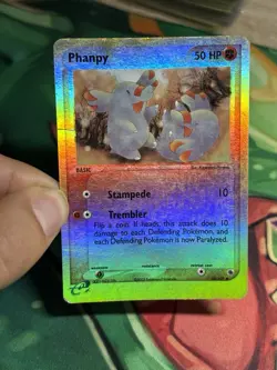 Phanpy Reverse Holo Ex Ruby and Sapphire 62/109 2003 Pokemon TCG Card MP - Image 3