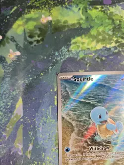 NM+ Squirtle 170/165 Sv: Scarlet & Violet 151 Holo Pokemon Card - Image 4
