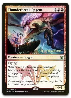 Thunderbreak Regent #162 (Foil) (LP) Prerelease Cards PRE Magic MTG - Image 1