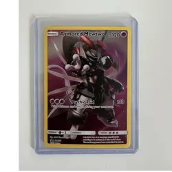 Pokemon Armored Mewtwo SM228 Promo Holo 120 HP Basic Card SM Set English - Image 1