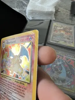 Pokemon Charizard 4/102 Holo Rare Base Set Unlimited 1999 WOTC Vintage TCG Card - Image 3