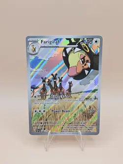 Pokemon TCG Farigiraf Paldea Evolved Holo Card 228/193 Illustration Rare - Image 1