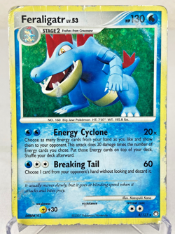 Feraligatr 8/123 - Mysterious Treasures Holo Rare Pokemon Card - HP / Damaged - Image 1