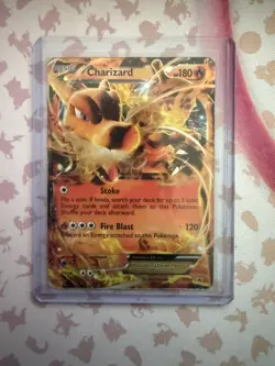 Pokemon TCG Charizard EX XY29 XY Promo Holo Card English 180 HP Basic - Image 1